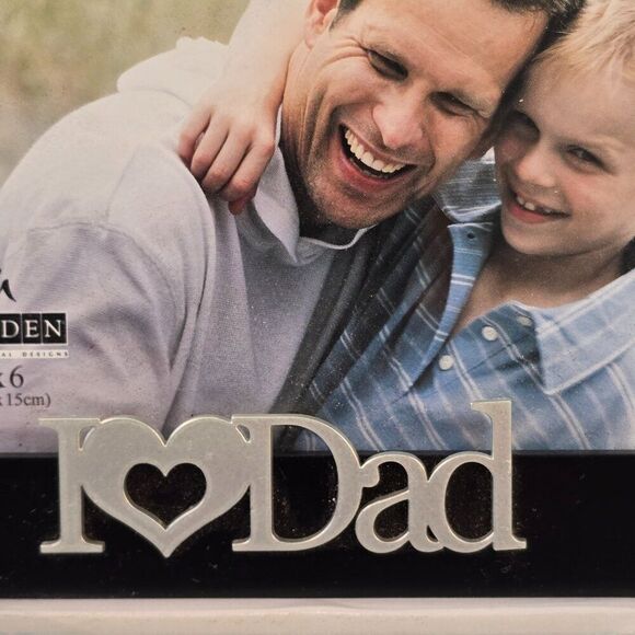 I Love Dad Malden International 4x6" Fathers Day Photo Picture Frame - Picture 2 of 5